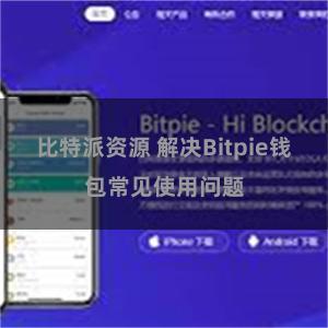 比特派资源 解决Bitpie钱包常见使用问题