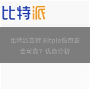 比特派支持 Bitpie钱包安全可靠？优势分析