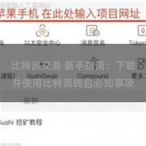 比特派交易 新手指南：下载并使用比特派钱包必知事项