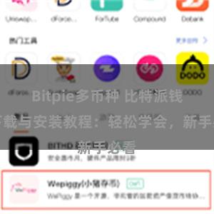 Bitpie多币种 比特派钱包下载与安装教程：轻松学会，新手必看