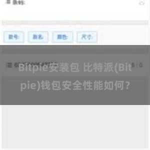 Bitpie安装包 比特派(Bitpie)钱包安全性能如何？