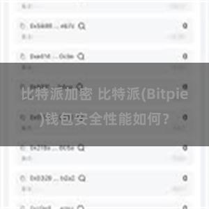 比特派加密 比特派(Bitpie)钱包安全性能如何？